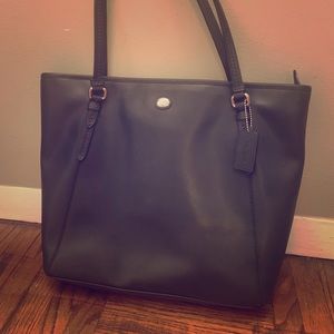 Textured Leather Coach Purse